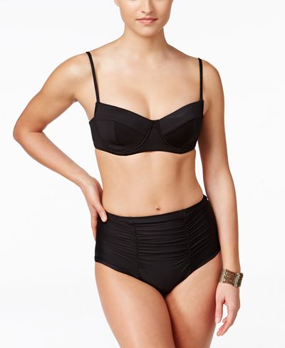 Becca Color Code Underwire Balconette Bikini Top & High-Waist Bottoms