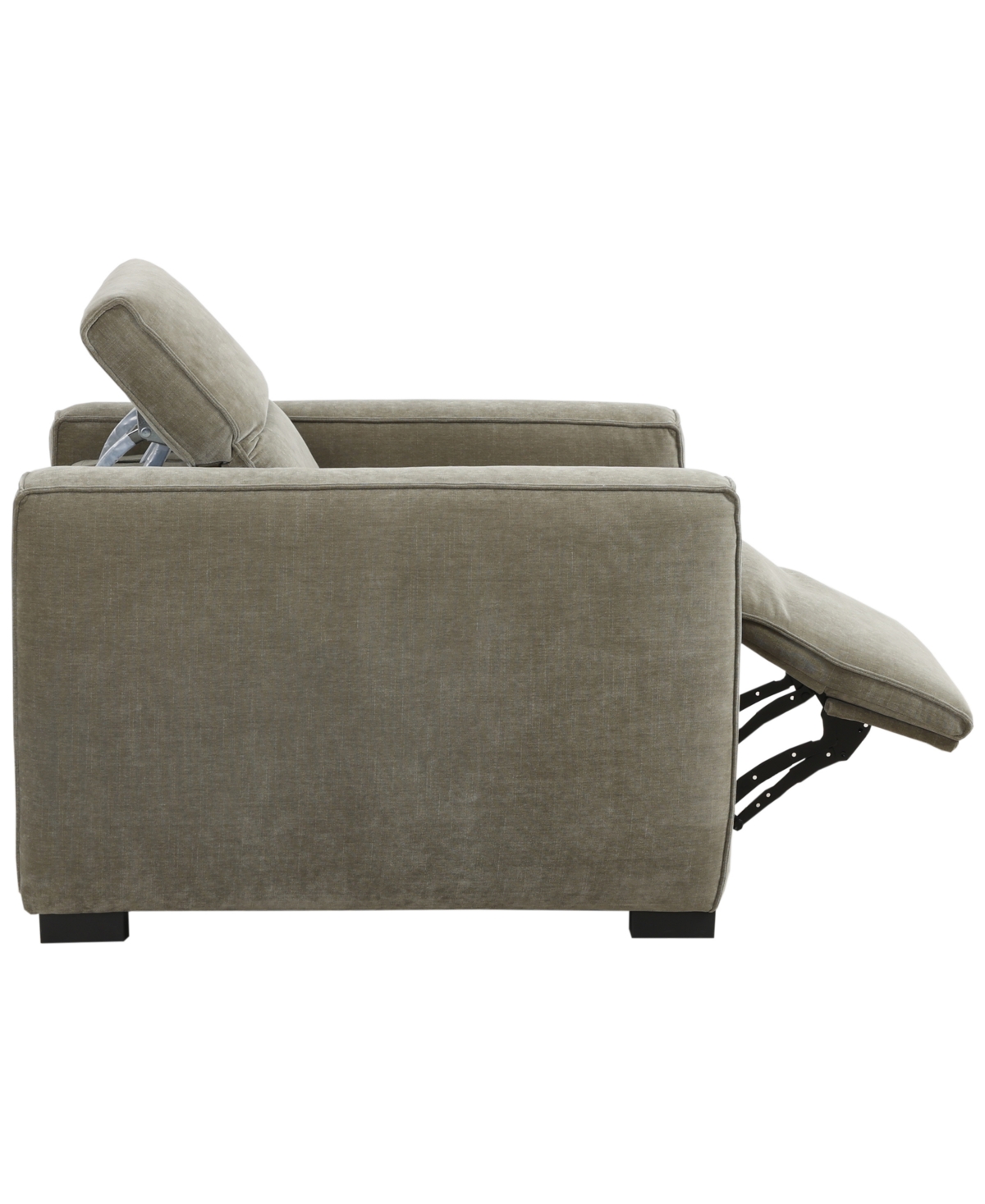 Carltoun 43" Fabric Power Motion Recliner with Headrest