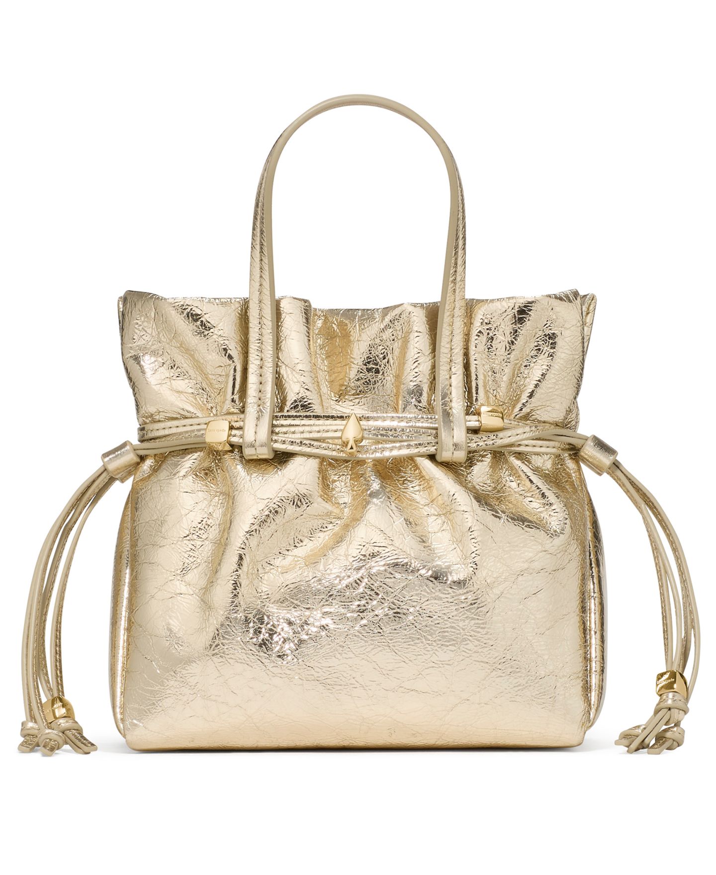 Женская сумка kate spade new york Rio Mini Metallic, цвет: Бледный золотой металлик — фото 1