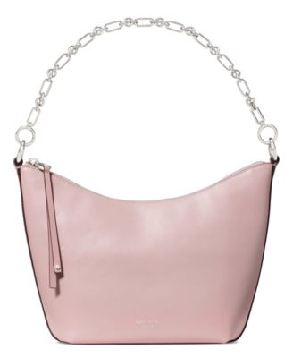 Halo Chain Leather Shoulder Bag