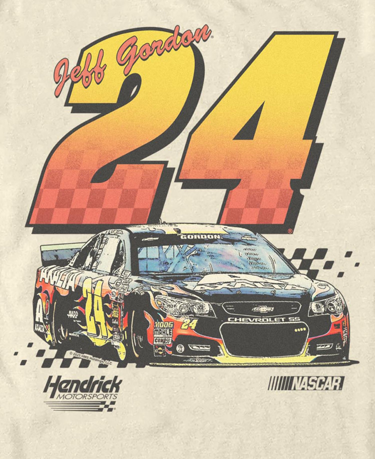 Men's Nascar Hendrick Motorsports No. 24 Race Car Graphic T-Shirt