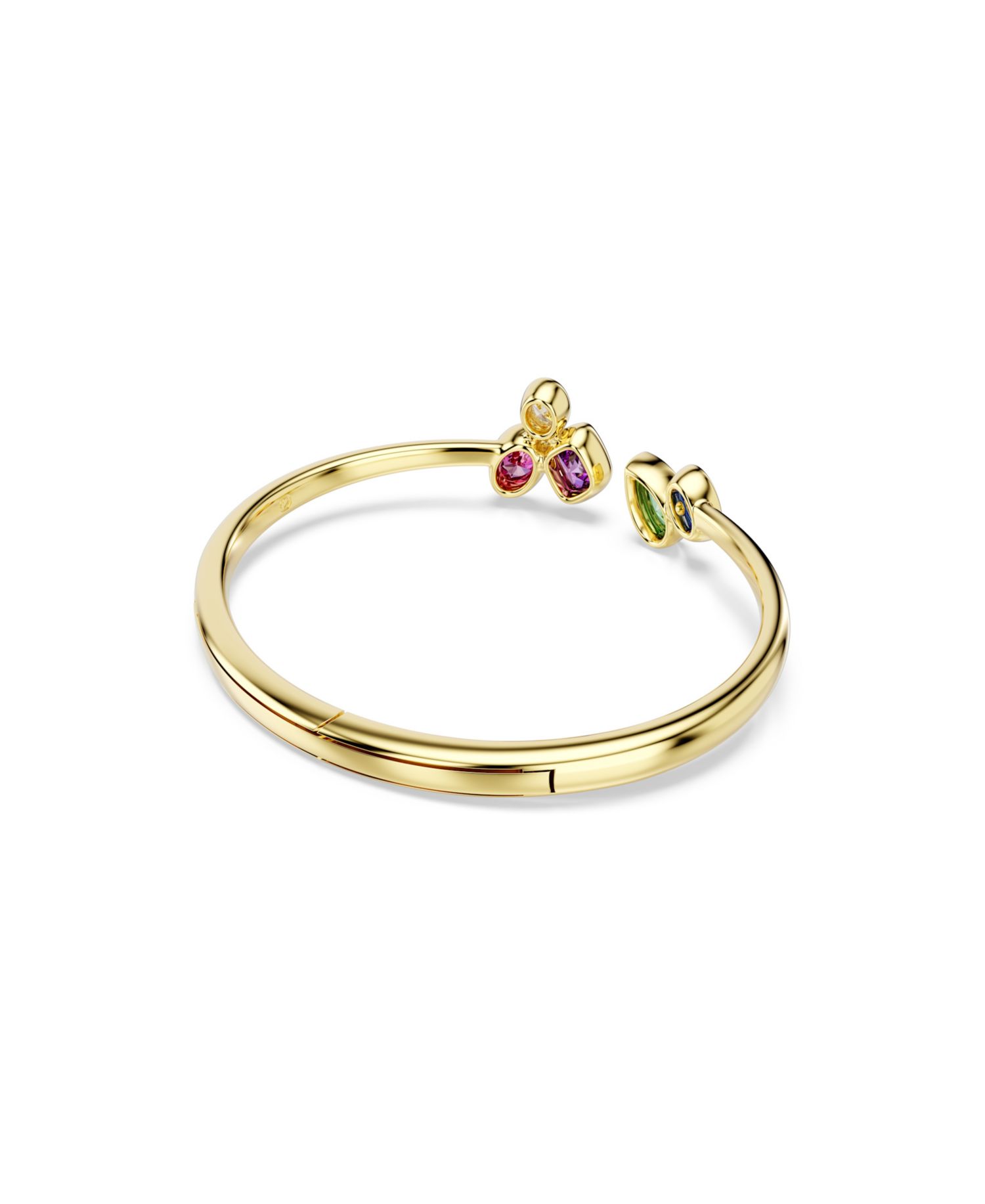 Gold-Tone Plated Multicolored Crystals Bracelet