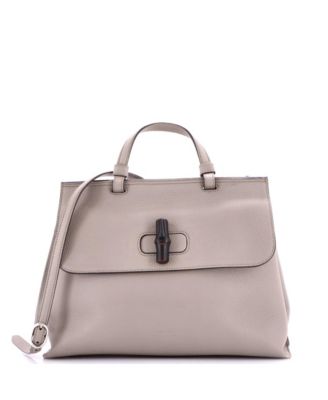 Medium Bamboo Daily Top Handle Bag Leather
