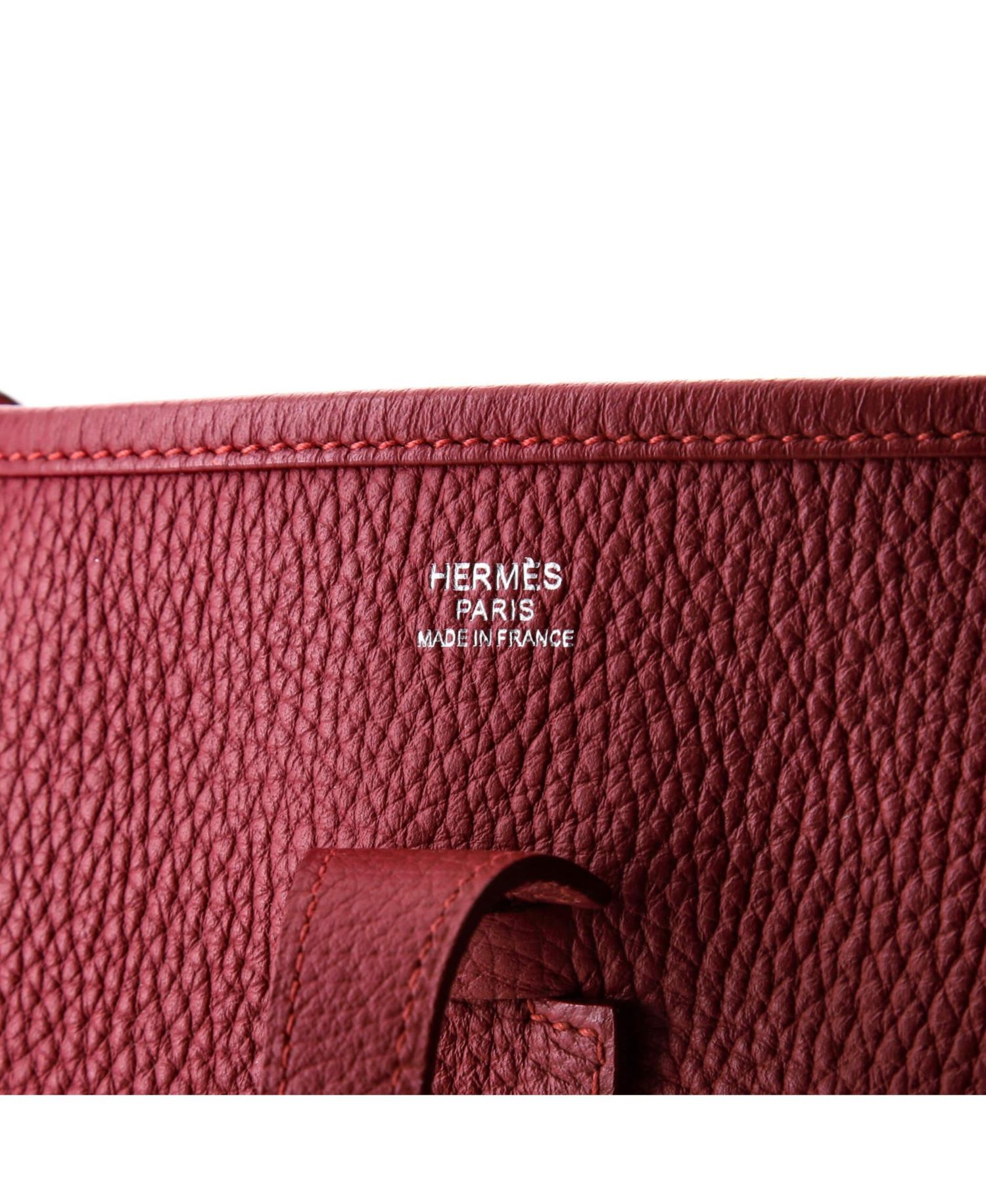 Pre-Owned Hermes PM Evelyne Bag Gen I Clemence