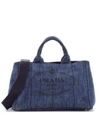 Medium Canapa Convertible Tote Denim