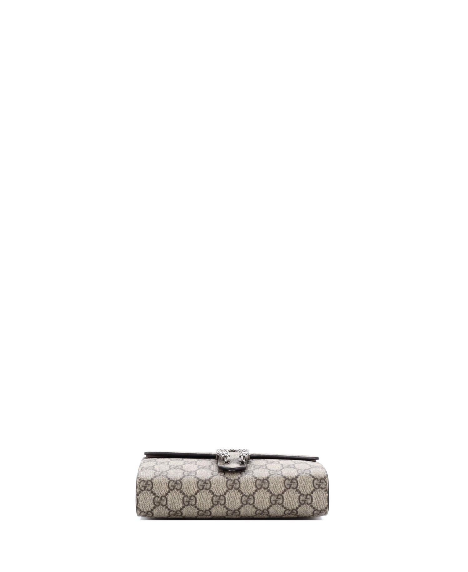 Small Dionysus Chain Wallet GG Coated Canvas