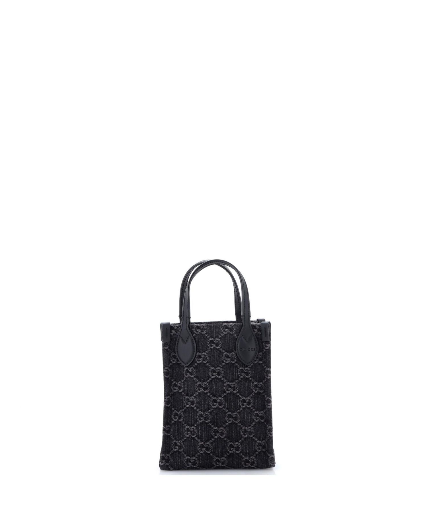 Mini Vertical Tote GG Denim