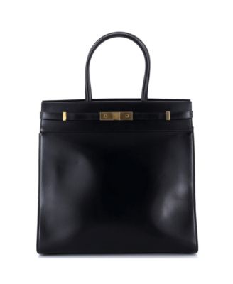 North South Manhattan Tote Leather