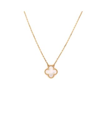 Pre-Owned Van Cleef and Arpels Vintage Alhambra Pendant Necklace