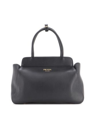 Medium Frame Tote Soft Grain Leather