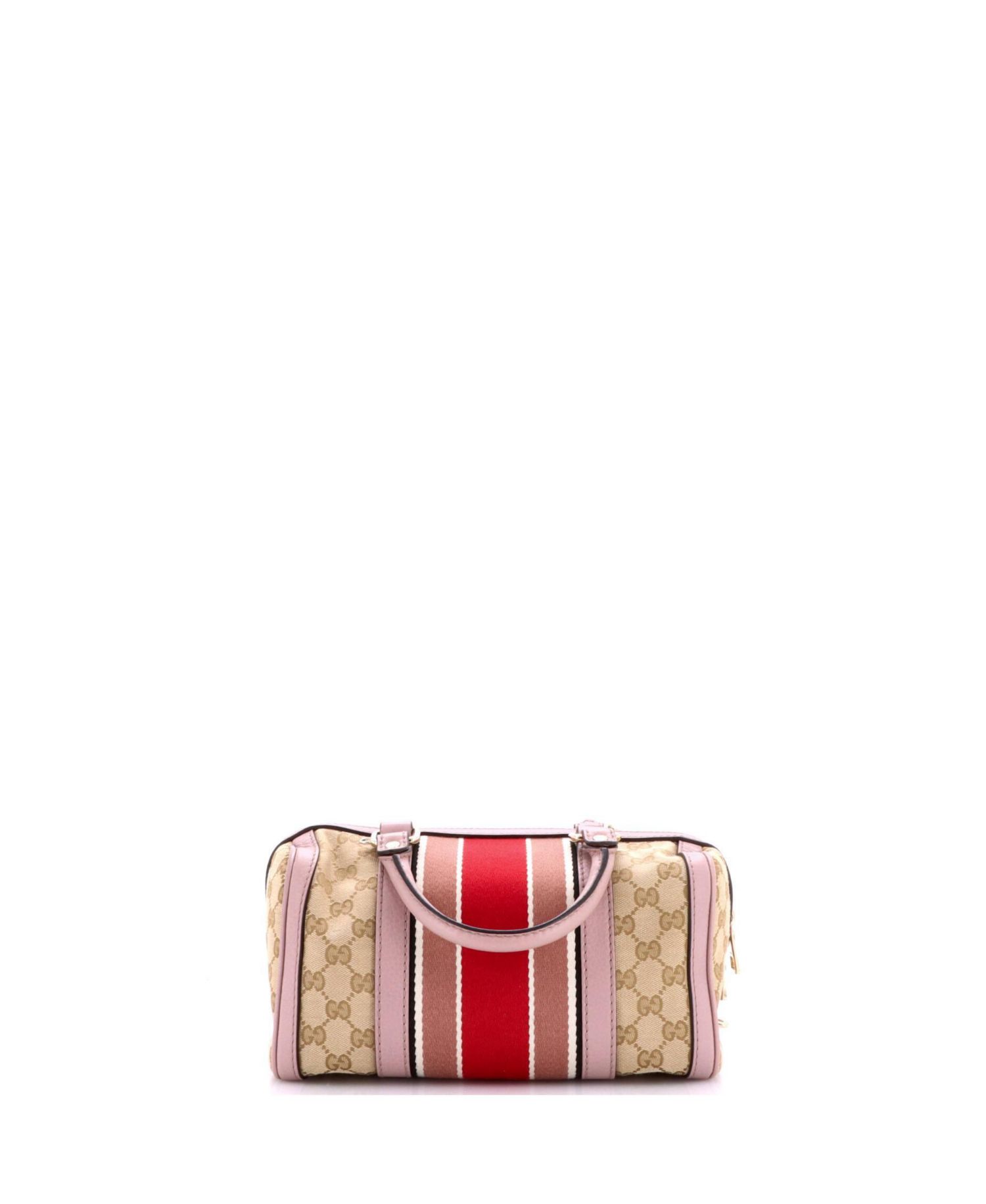 Small Vintage Web Boston Bag GG Canvas