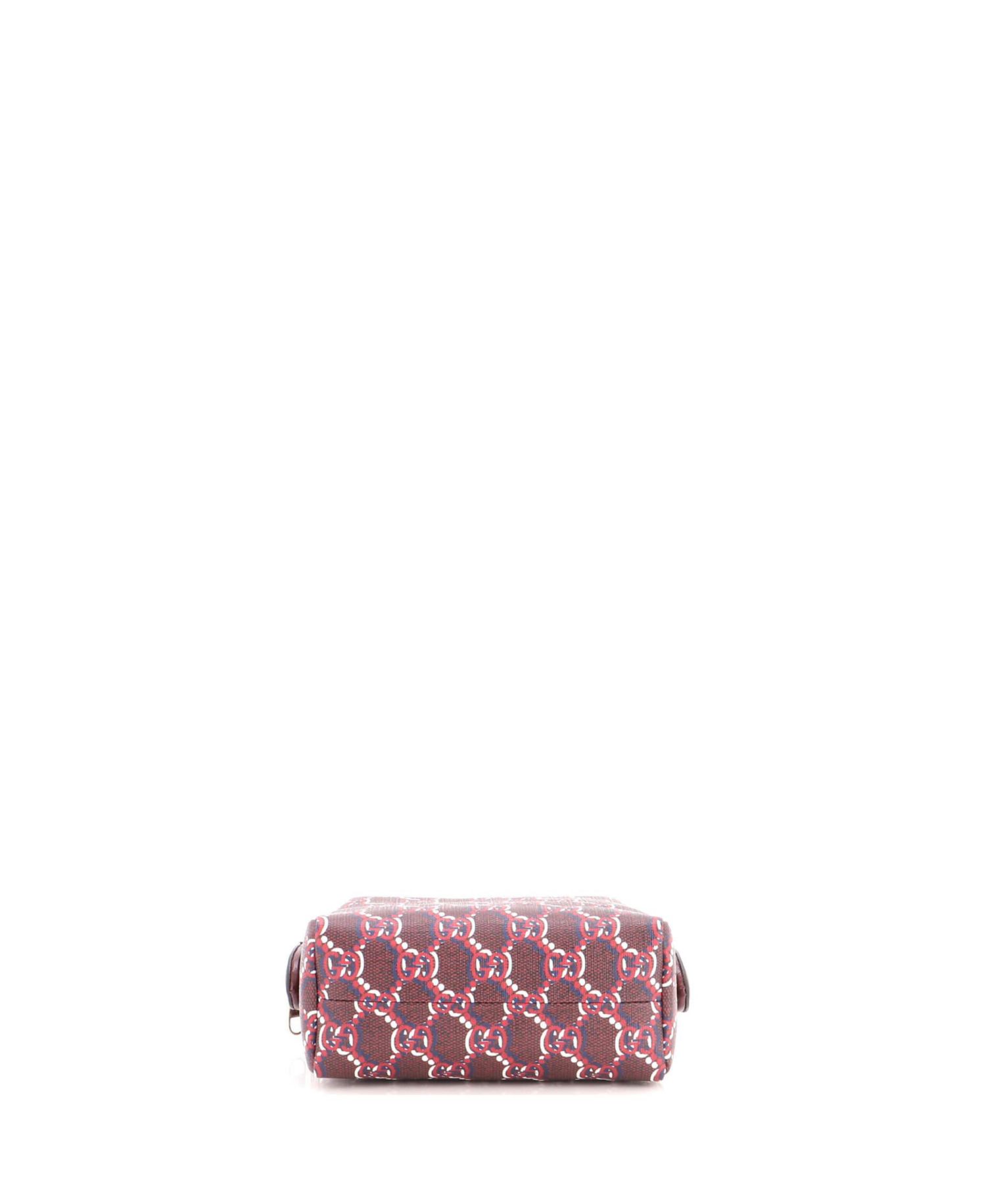 Mini Toiletry Pouch GG Shadow Leather