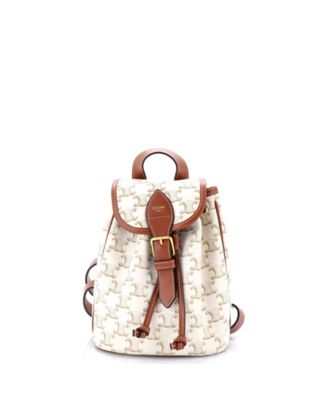 Mini Folco Backpack Triomphe Coated Canvas