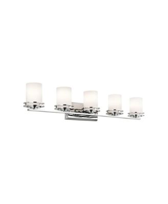 Hendrik 43" Wide Polished Chrome Bath Light