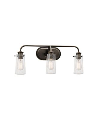 Braelyn 24" Wide Olde Bronze 3-Light Bath Light