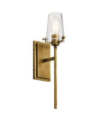 Alton 22" High Natural Brass Wall Sconce