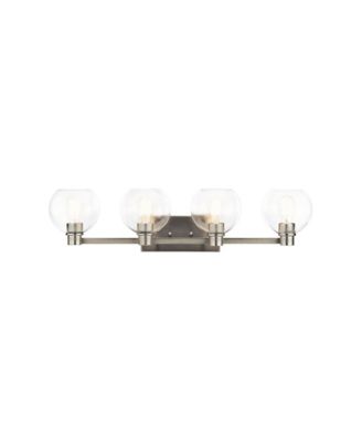 Harmony 33 1/2"W Brushed Nickel 4-Light Bath Light