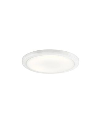 Zeo 13" Wide Round White 3000K LED Ceiling Light