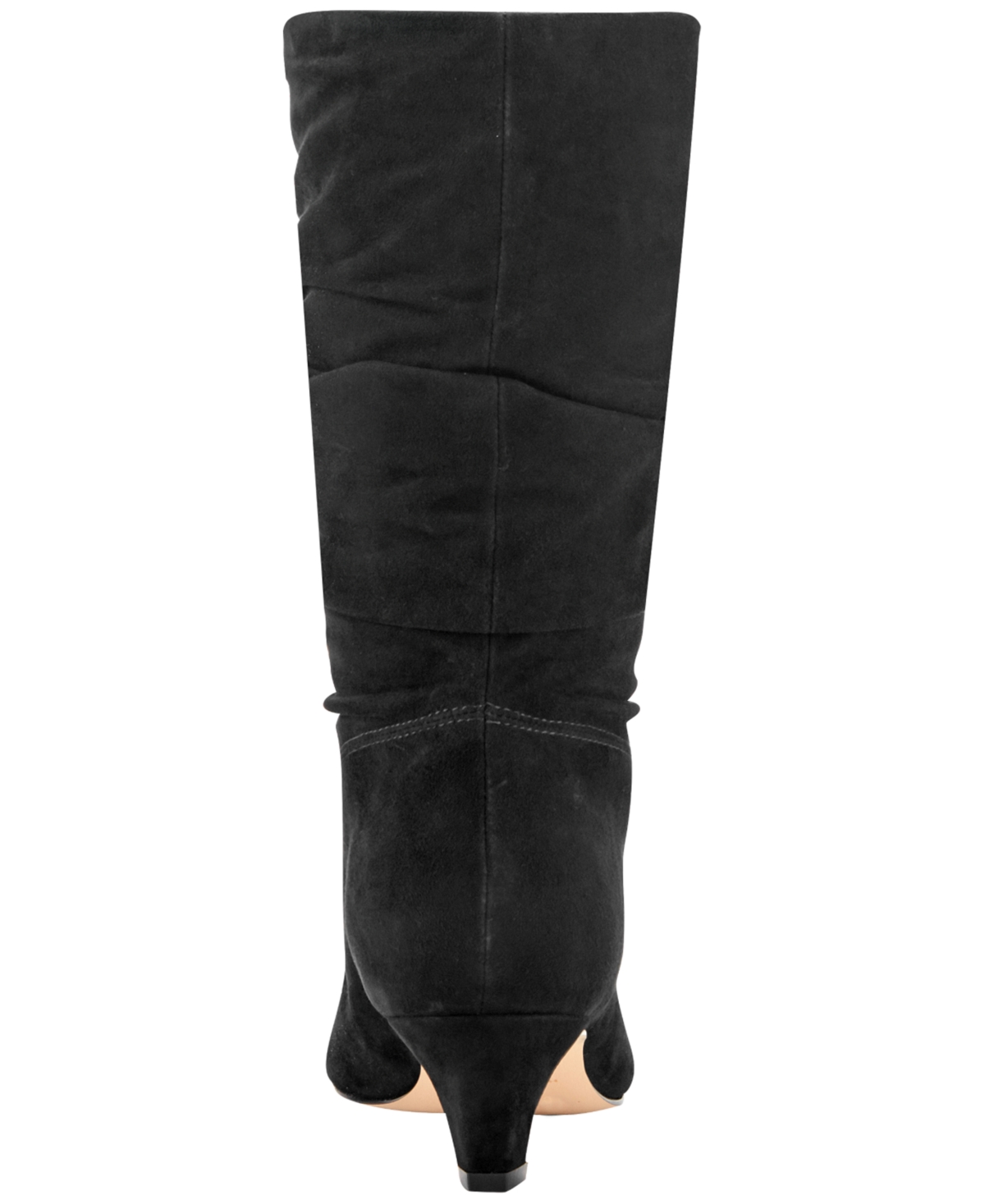Marc Fisher Ltd Women's Dalores Suede Kitten Heel Slouch Boots