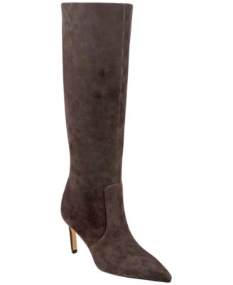 Women's Callena Tall Suede Pointed Toe Stiletto Boots