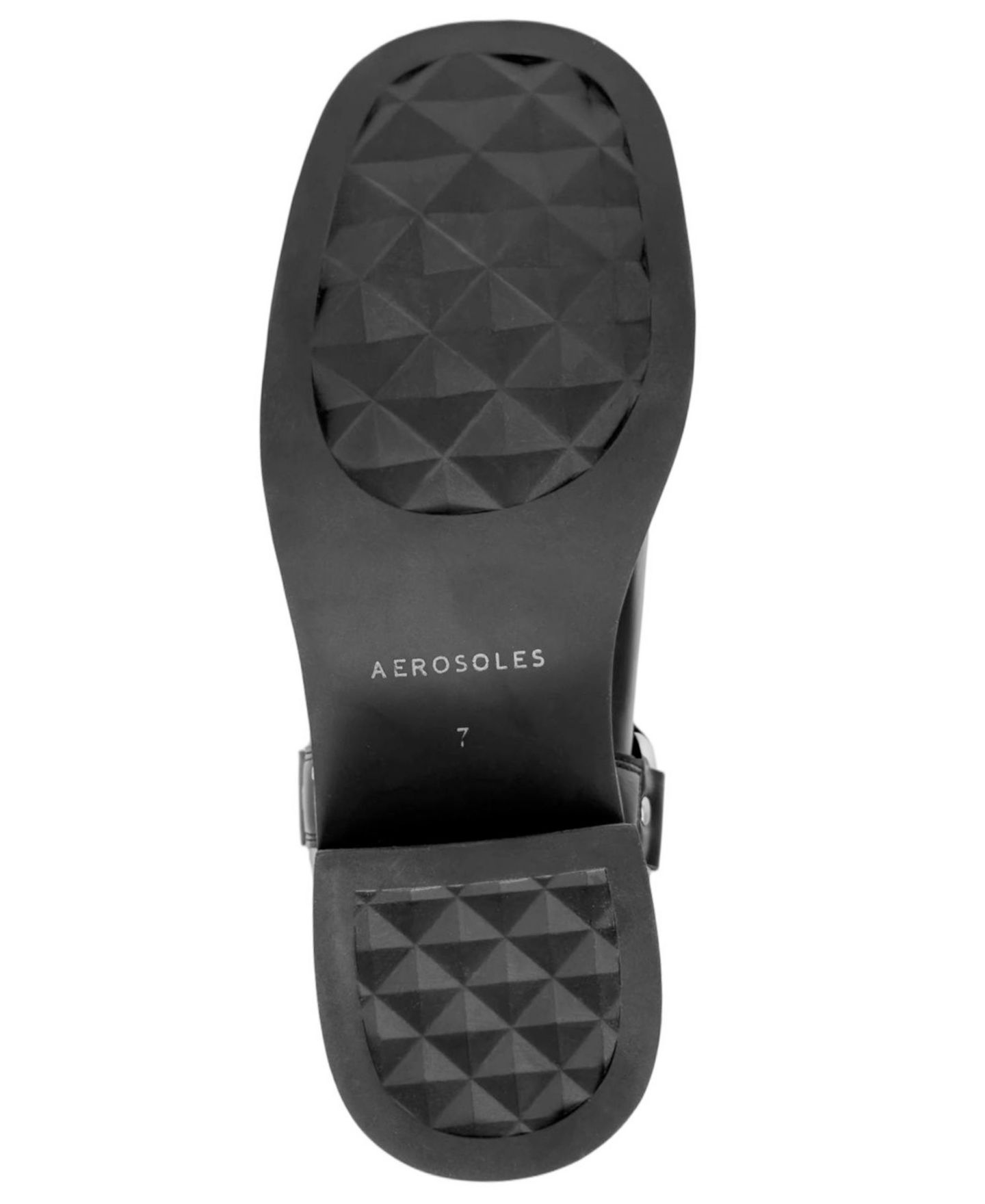 Женские ботинки Aerosoles Molto Moto Platform Booties, цвет: Чёрная искусственная кожа — фото 5