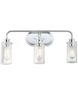 Braelyn 24" Wide Chrome 3-Light Bath Light