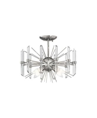 Eris 16" Wide Modern Crystal Ceiling Light
