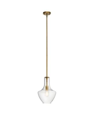 Everly 10 1/2" Wide Natural Brass Mini Pendant