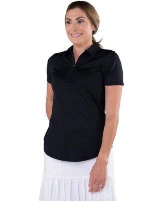 Women's Performance Golf Semi-Fitted Honeycomb-Textured Polo