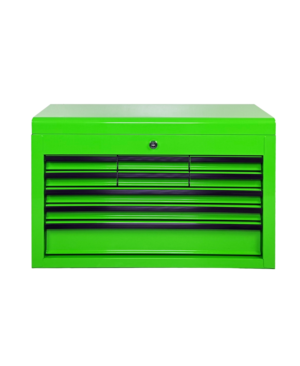 Streamdale Furniture Heavy Duty 24-Inch 9-Drawer Metal Tool Box with Ball Bearing Slides - Green