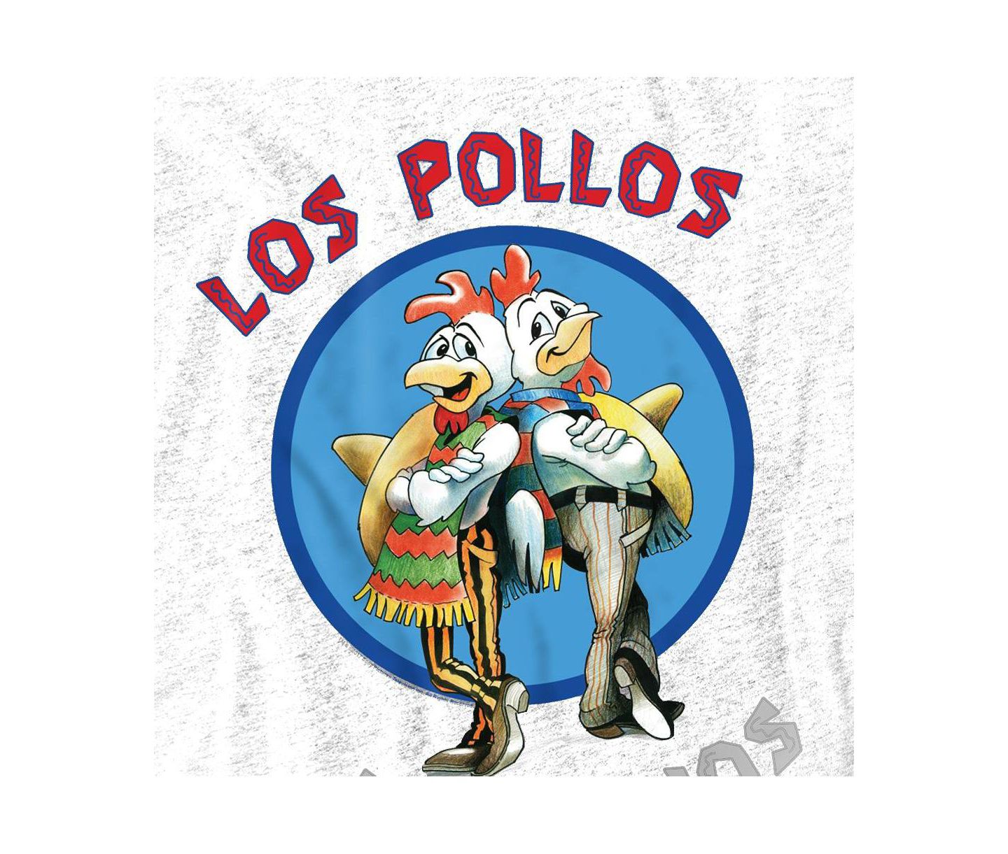 Мужская футболка Breaking Bad Los Pollos Hermanos, цвет: Меланжевый — фото 3