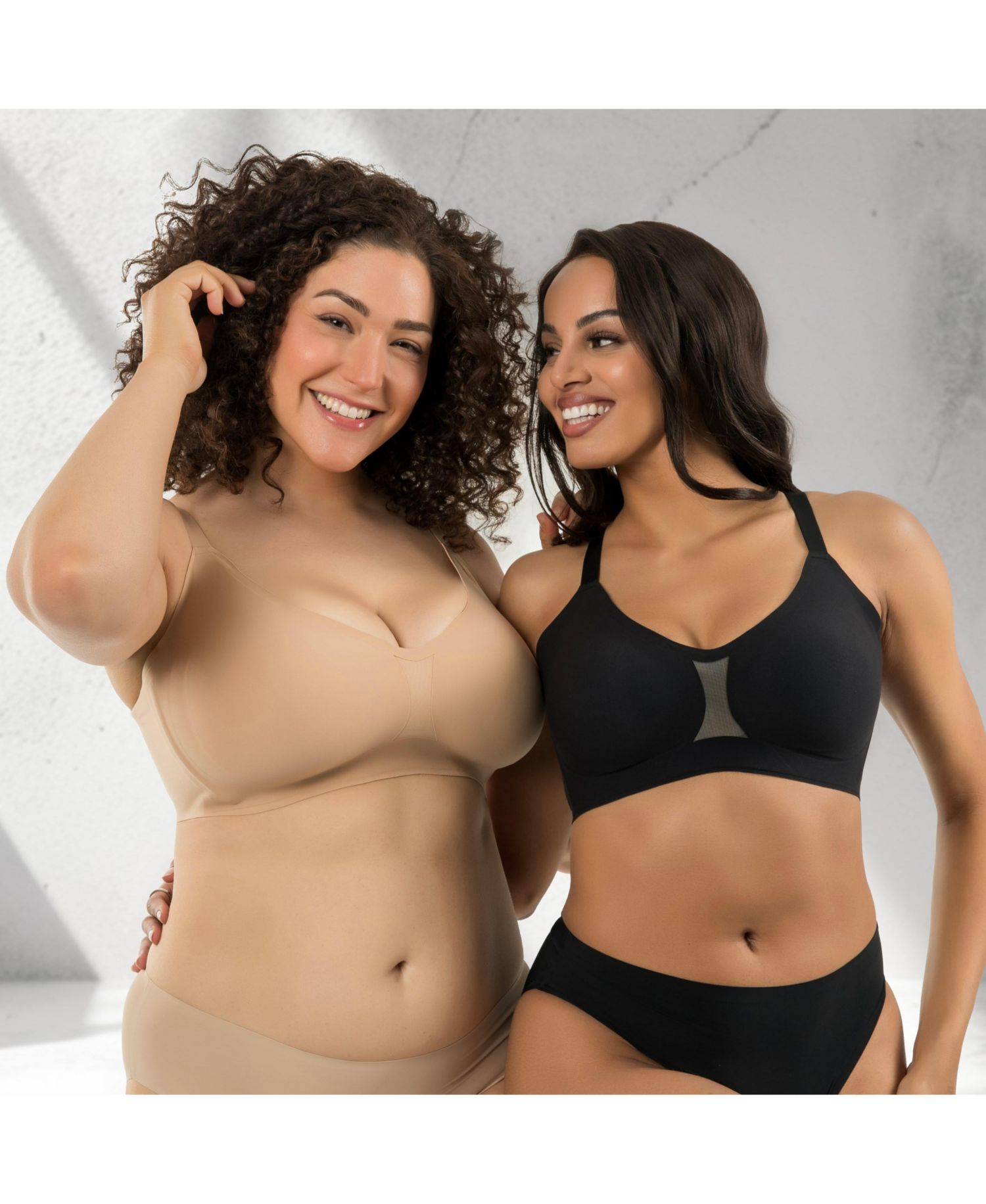 Women's Simplicity Seamless Wire-Free Bra, Black