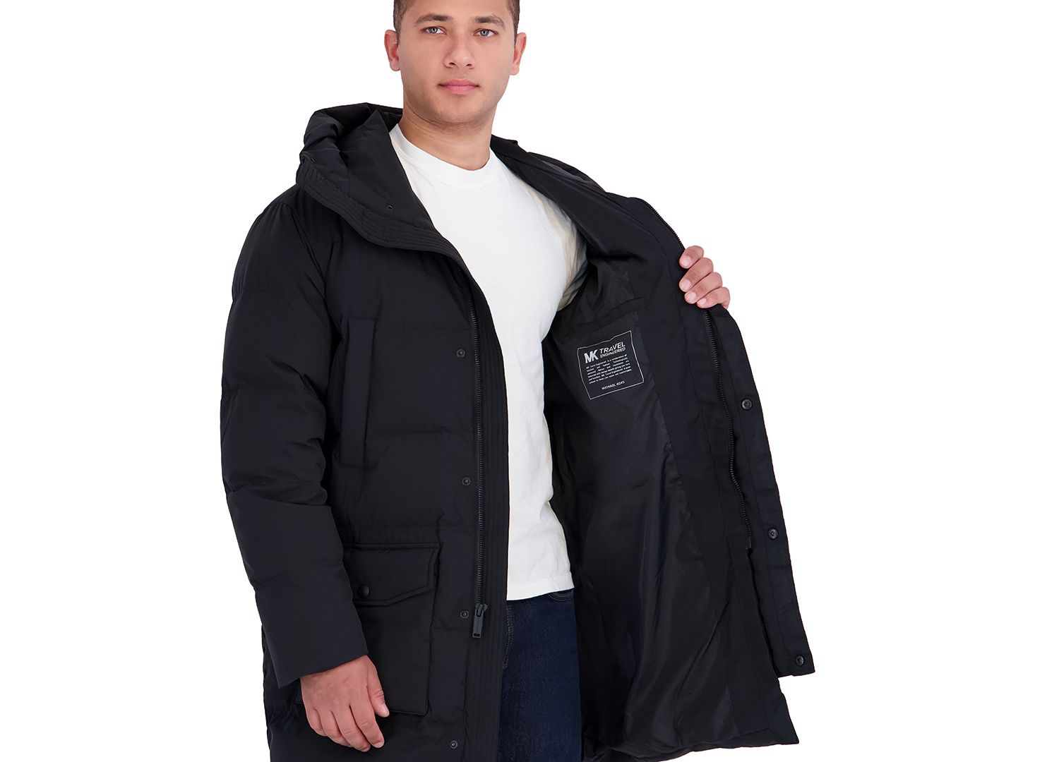 Men's Hooded Down Parka Jacket