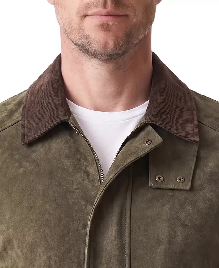 Men's Genuine Suede Stable Ranch Regular-Fit Jacket - thumbnail 4