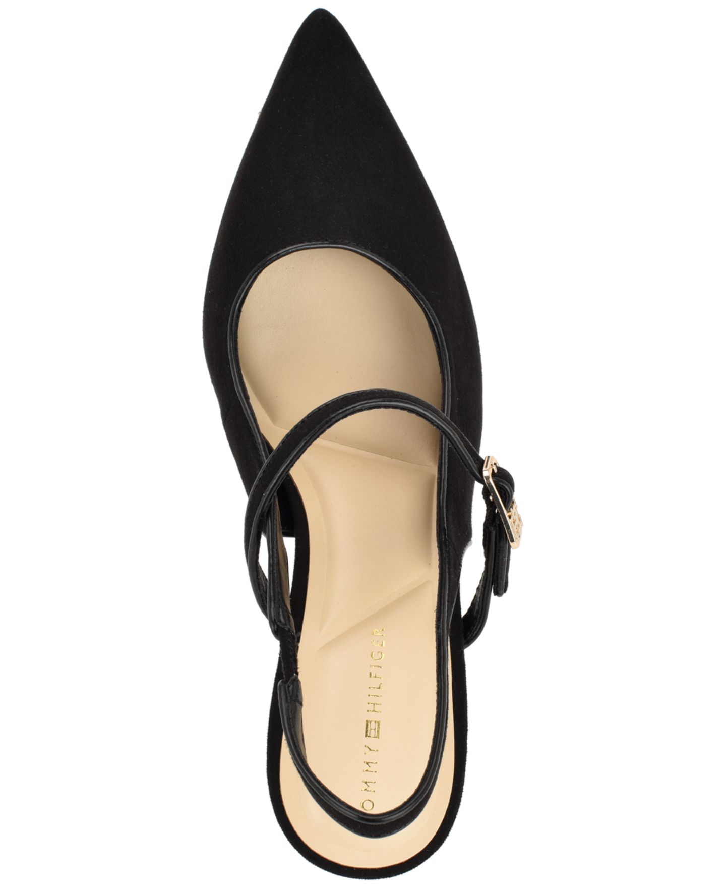 Женские туфли Tommy Hilfiger Dearie Mary Jane Slingback Pumps, цвет: Чёрный — фото 4
