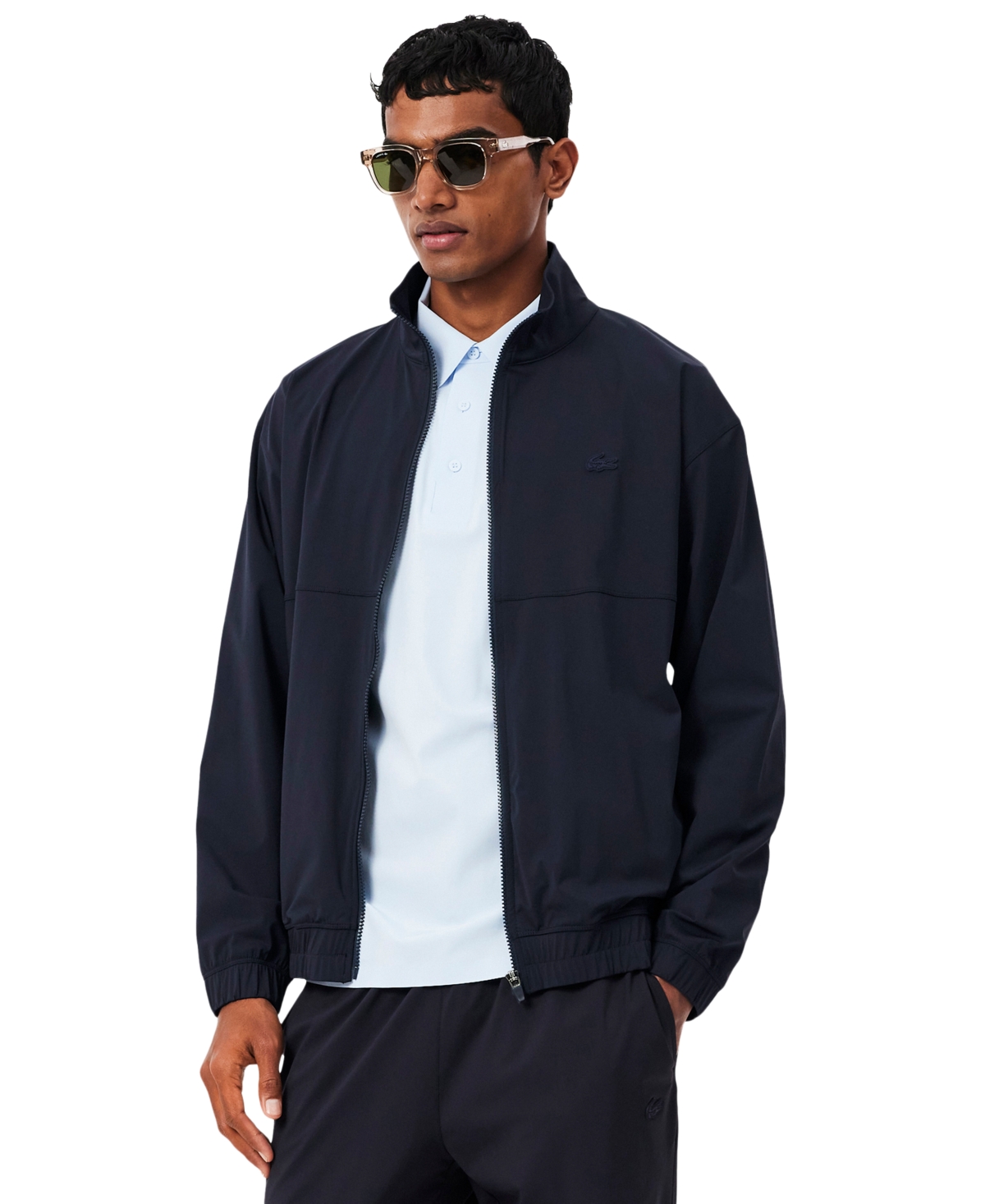 Lacoste Men's Commuter Full-Zip Stand Collar Jacket
