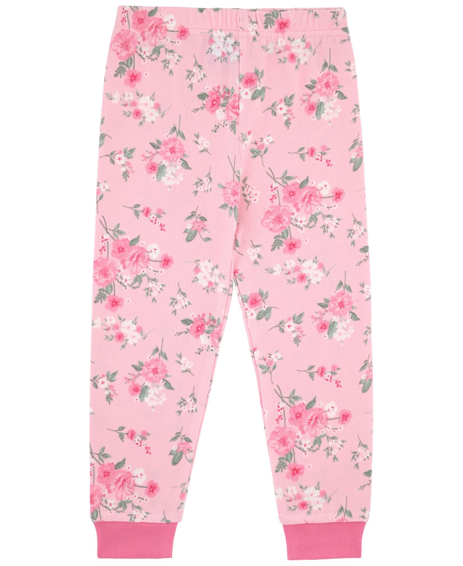 Girls' 12M-5T Ditsy Floral Pajama with Socks, 3-Piece Set