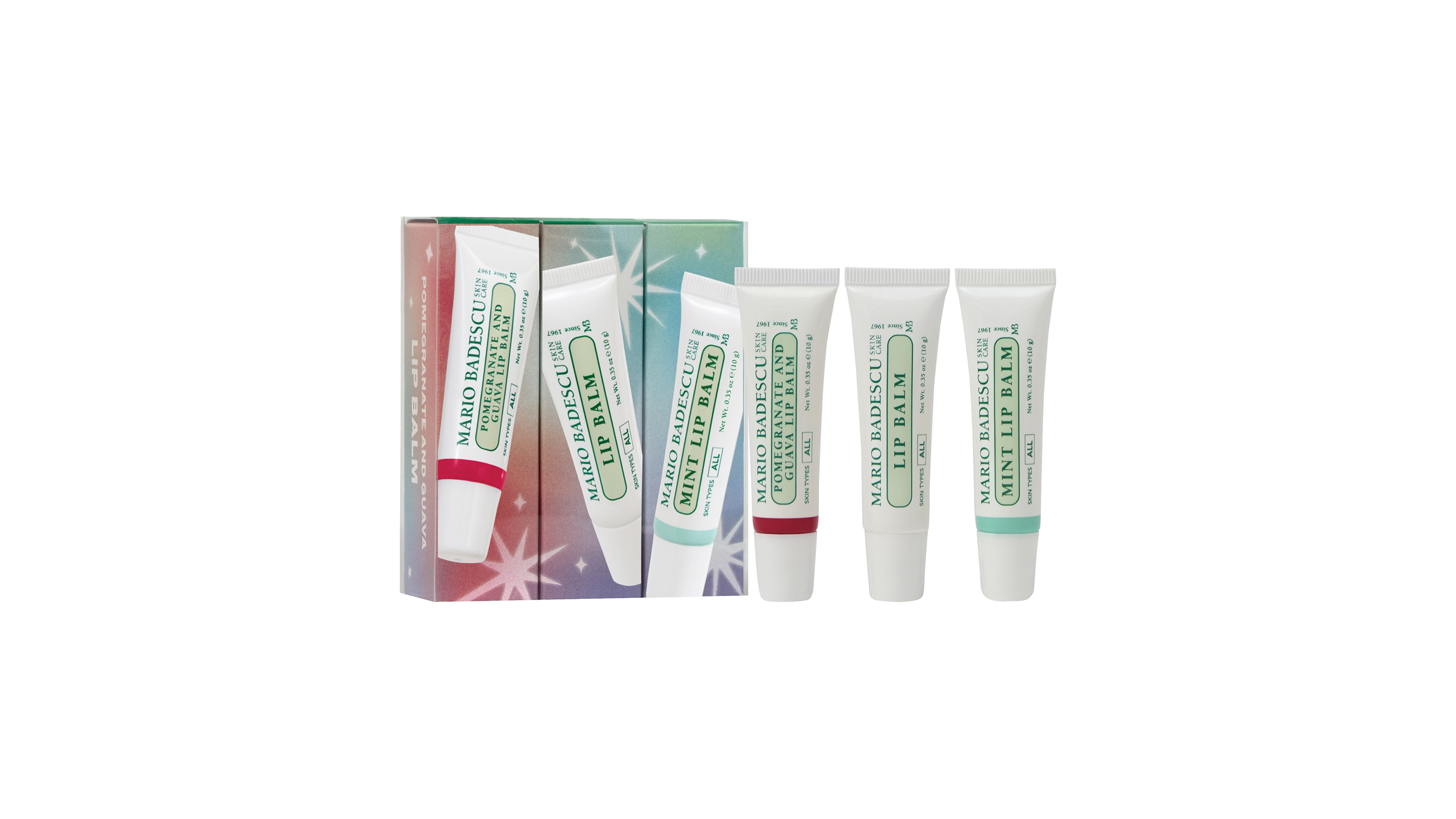 Mario Badescu 3-Piece Giftable Lip Balm Trio Set