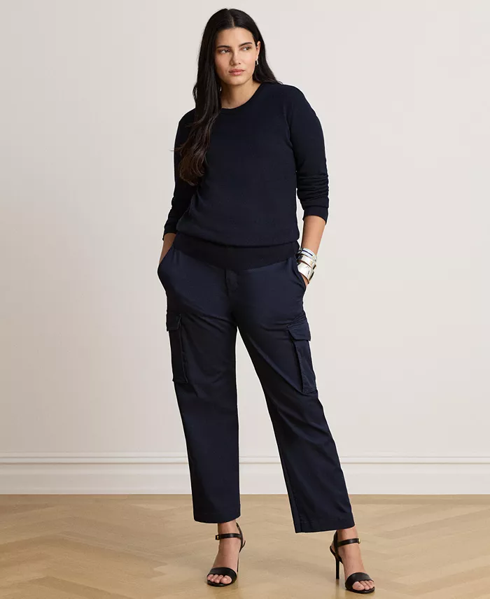 Women's Cargo Cropped Chino Pants - thumbnail 4