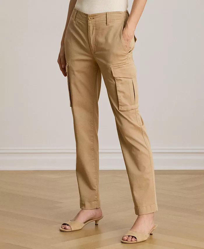 Women's Cargo Cropped Chino Pants - thumbnail 9