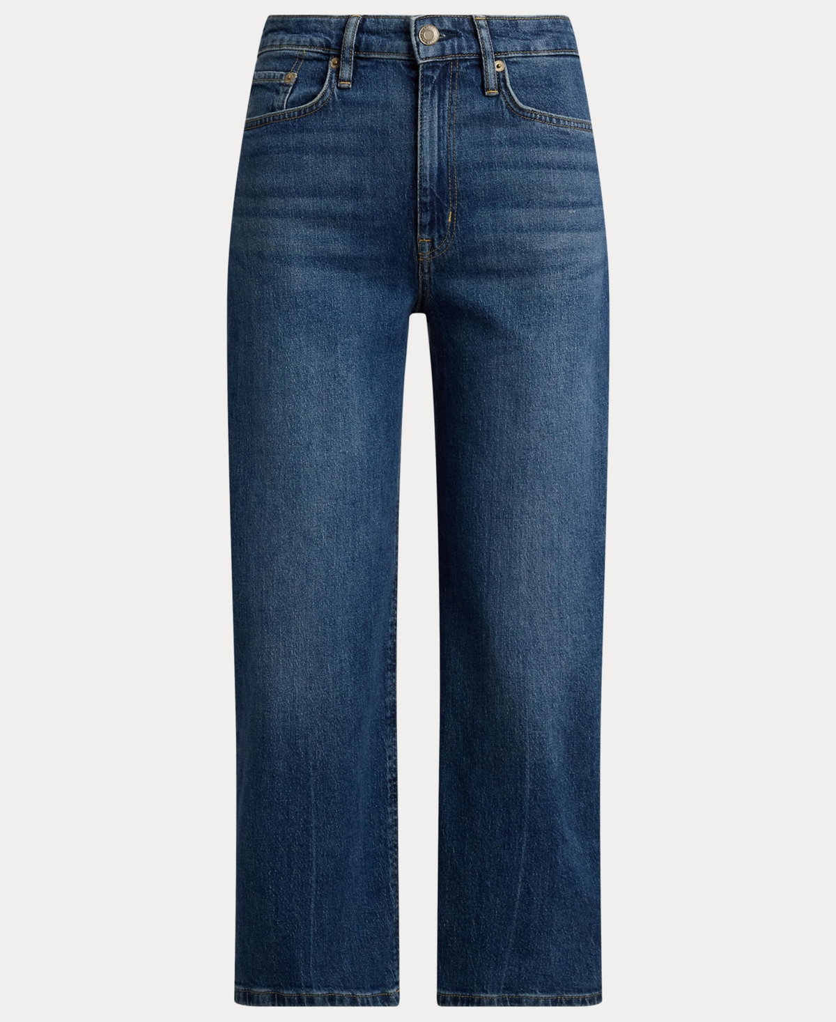 Lauren Ralph Women's High-Rise Relaxed Straight Ankle Jeans