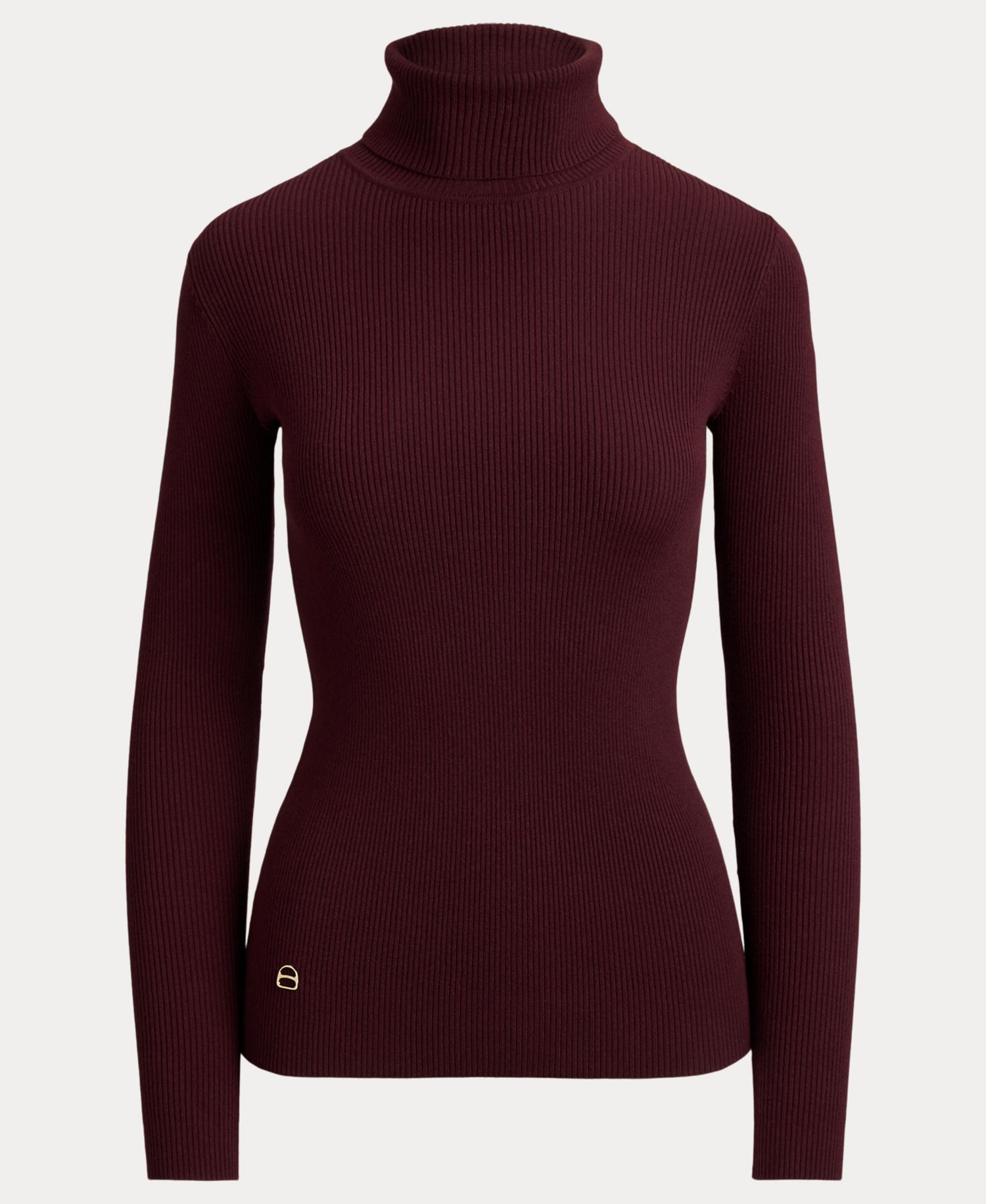 Petite Ribbed Slim-Fit Cotton-Blend Turtleneck Sweater