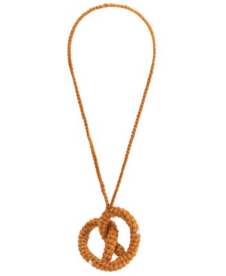 Pretzel Crochet Bag Charm
