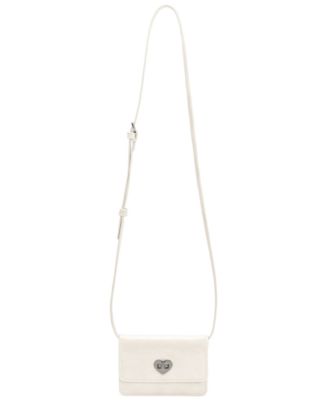 Mini Heart Leather Card Holder Sling Handbag