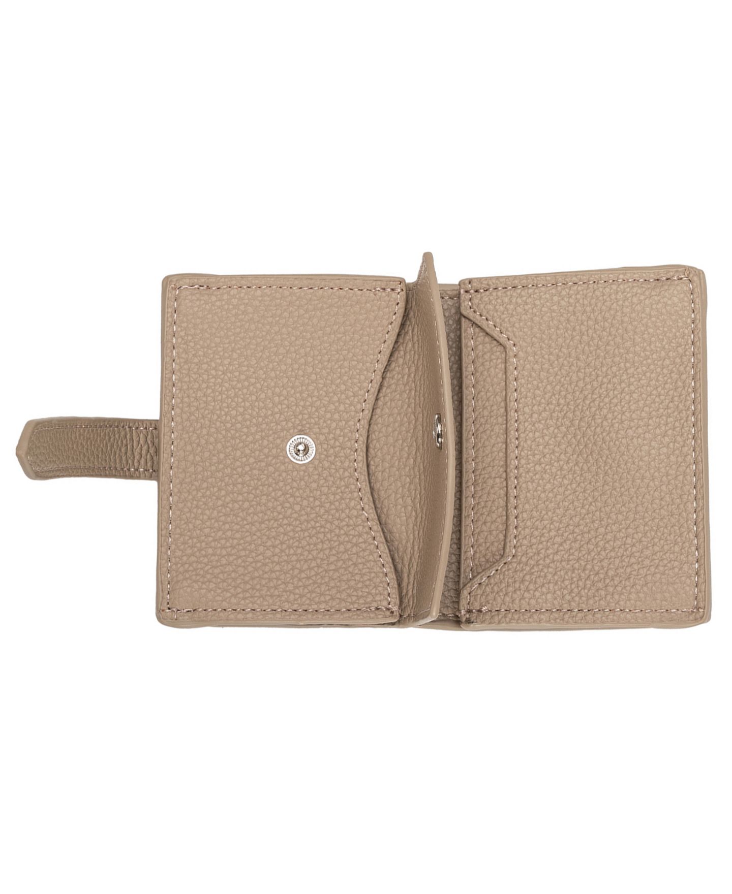 Женский кошелёк Melie Bianco Pria Leather Bifold Wallet, цвет: Серо-коричневый — фото 4