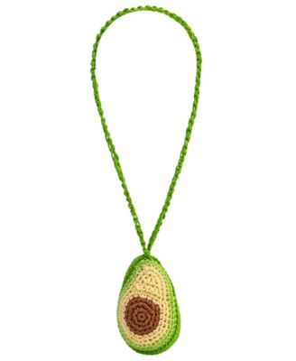 Avocado Crochet Bag Charm