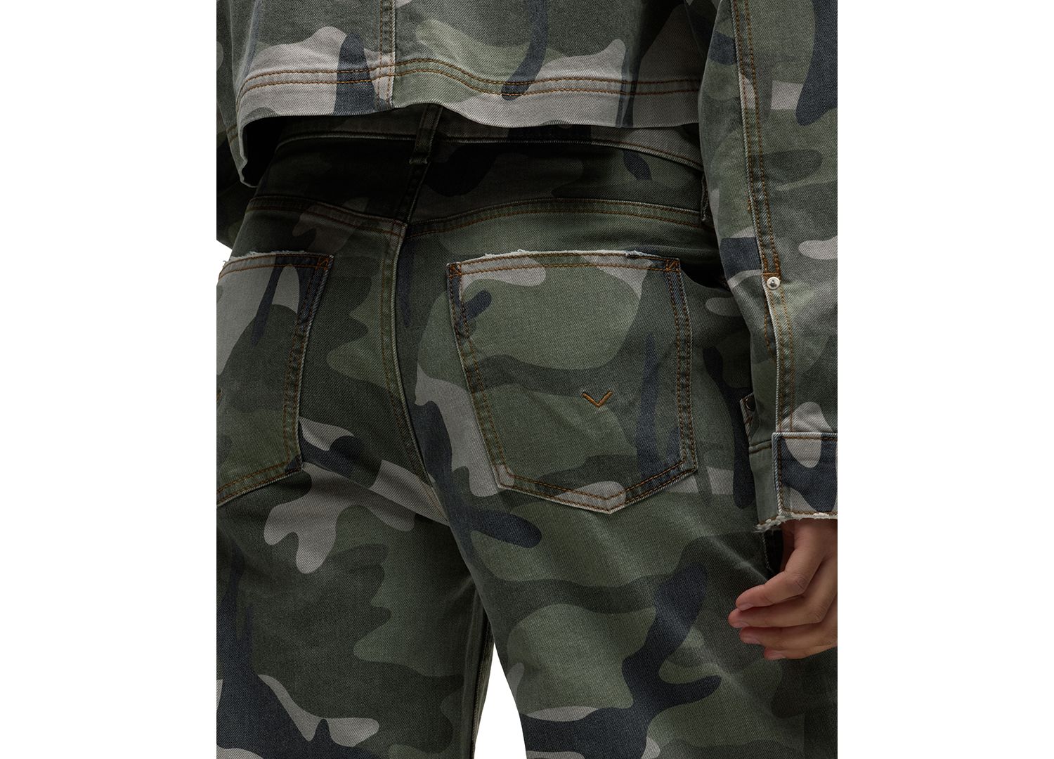 Women's Rylee Camo Wide-Leg Low-Rise Pants