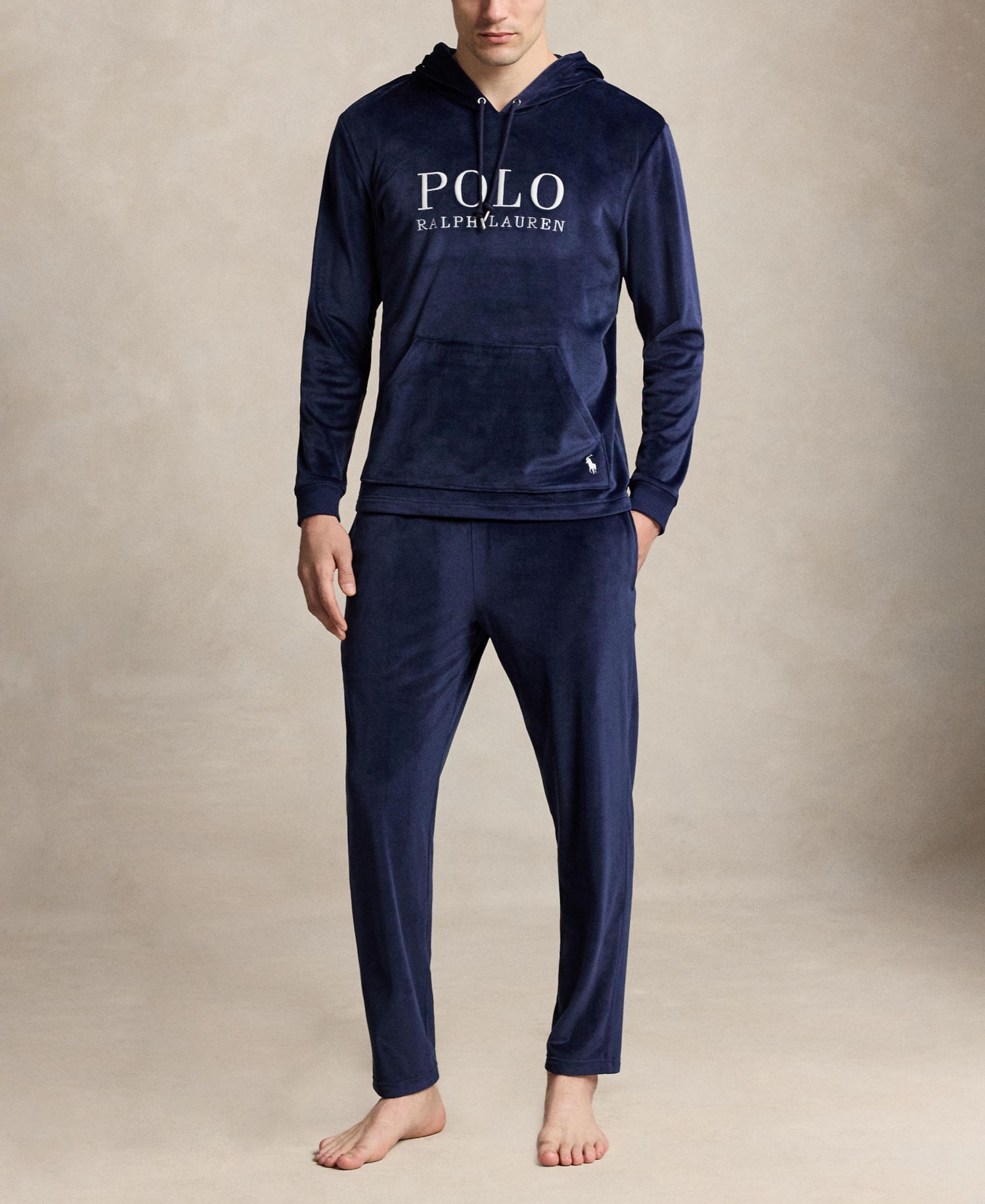 Men's Velour Pajama Hoodie