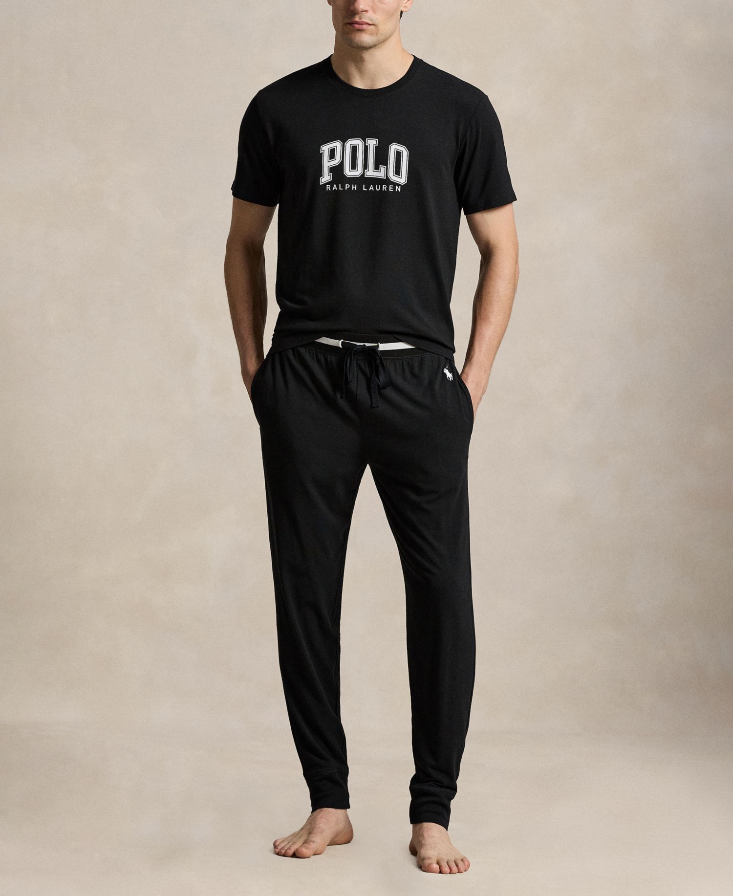 Men's Drawstring Pajama Joggers