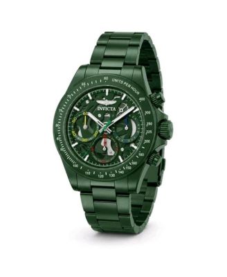 Speedway 51033 Men's 39.5mm Quartz Chronograph Watch - Stainless Steel Bracelet